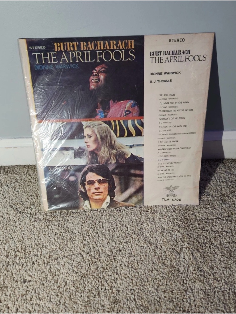 Burt Bacharach — The April Fools Vinyl LP (Black Cover)